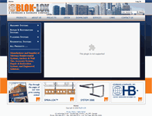 Tablet Screenshot of blok-lok.com